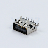 USB  female sink DIP foot without crimping USB broken board connector