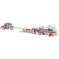 PVC Foamed coil floor extrusion machine