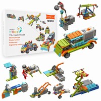 STEM Building Set Educational Toys for Kids 119 in 1 Motorized Construction Engineering Kits Ideal Gifts for Boys and Girls Ages 6+ Year Old,New 2021 (319 Pieces)