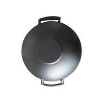 more images of Dia34*10cmMatt black e round enamel cast iron pot