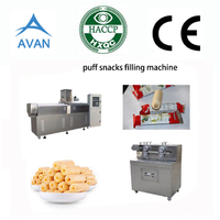 Core filling snacks making machine line