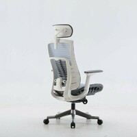 more images of Sihoo M93C-301 White Frame Blue Mesh Aluminum Base Office Chair With 3D Armrest Back Support