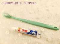 165mm transparent diamond head disposable toothbrush