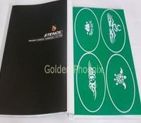 more images of Adhesive Reusable Temporary Airbrush Tattoo Stencil Book with 100 stencils