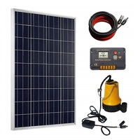 ECO-WORTHY 12V Solar Powered Water Pump 100W PV Solar panel + 20A Controller for Watering