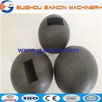 grinding media forged balls, dia.20mm to 150mm forged steel mill balls