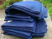 more images of 100% recycle denim polyester soft multi-function moving blankets