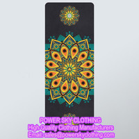 Hot Selling New Design Printing Fitness Sports Yoga Mat From Power Sky Clothing Manufacturers