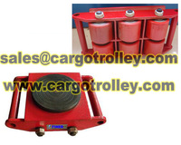 Moving roller skates carry heavy machine