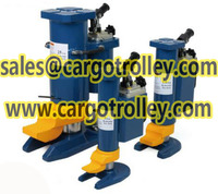 Hydraulic toe jack for industrial use