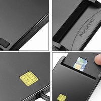 more images of DOD Military USB Common Access CAC Smart Card Reader with CD