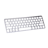 more images of Aluminum Universal Slim Portable Wireless Bluetooth 3.0 7-Colors Backlit Keyboard Rechargeable