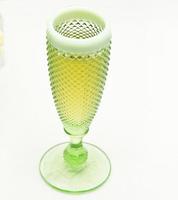 Pineapple Green Colored cristal glass champagne flute
