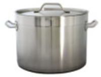 Short Body Stainless Steel Stock Pot With Compound Bottom