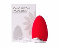 more images of Food grade silicon electric facial cleaning brush