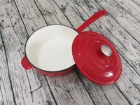 more images of Enamel cast iron cooking pot pan with handle
