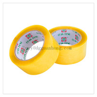 more images of brown and yellow BOPP ruban Adhesive Packaging Tape