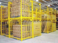 Heavy duty scale warehouse steel fixed storage stacking rack