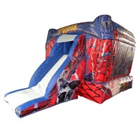 more images of Spiderman bouncy castle inflatable bounce house with slide