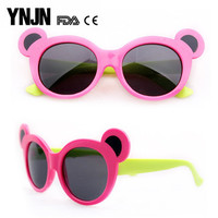 Fast delivery YNJN cheap wholesale plastic frame baby kid sunglasses