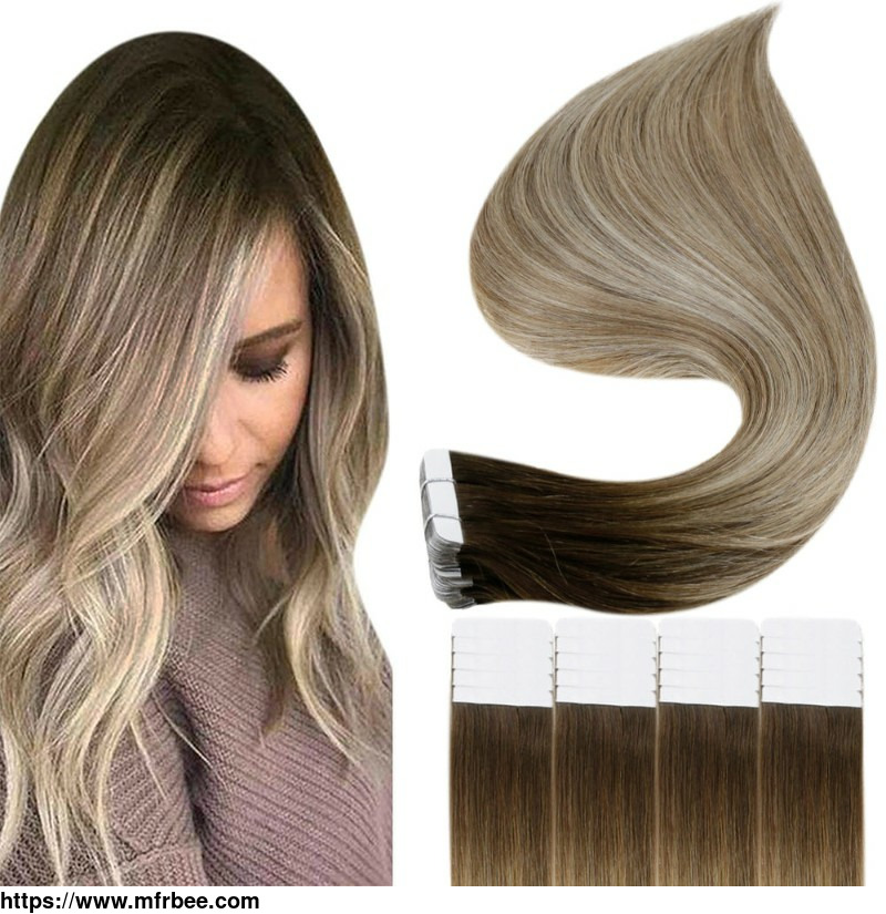 full_shine_tape_in_hair_extensions_100_percentage_remy_human_hair_balayage_3_8_22_