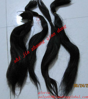black horse tail hair