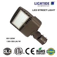 ETL, CE & RoHS Certified Slim LED Street Lights- 60 watts, 150LPW, 5 yrs warranty