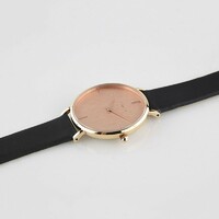 more images of FEATURES OF SS552-01 ROSE GOLD WOMEN'S WATCH WITH LEATHER STRAP