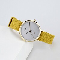 more images of FEATURES OF PW794 ROSE GOLD WOMEN'S WATCH WITH YELLOW STRAP