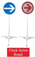 more images of Reflective Traffic Signs-Clock arrow board