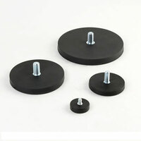 Pot Magnets With Rubber Coating