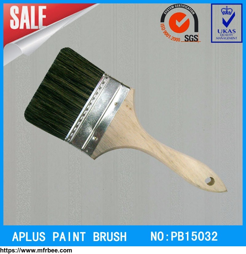 great_hair_brush_paint_brushes_with_black_bristle_and_wooden_handle