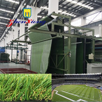Plastic Artificial grass turf mat making machine whole line