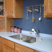 more images of Blue quartz countertop