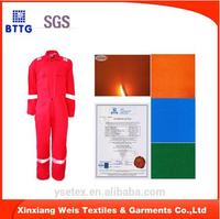 ysetex EN11612 Xinxiang weis 100 COTTON anti flame fabric