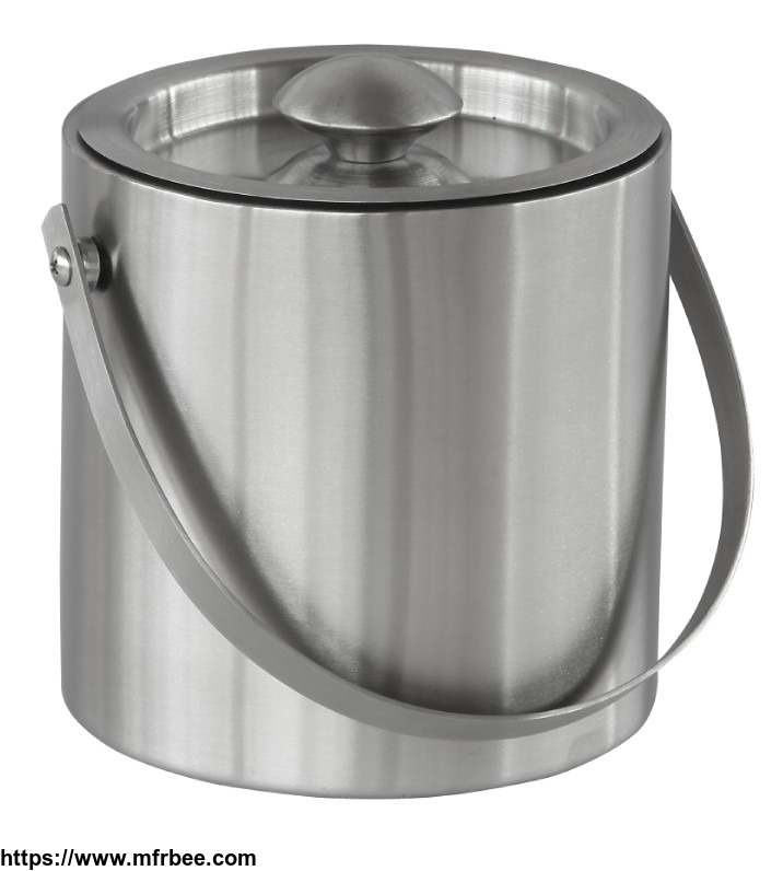 stainless_steel_double_wall_cooler_ice_bucket_with_lid