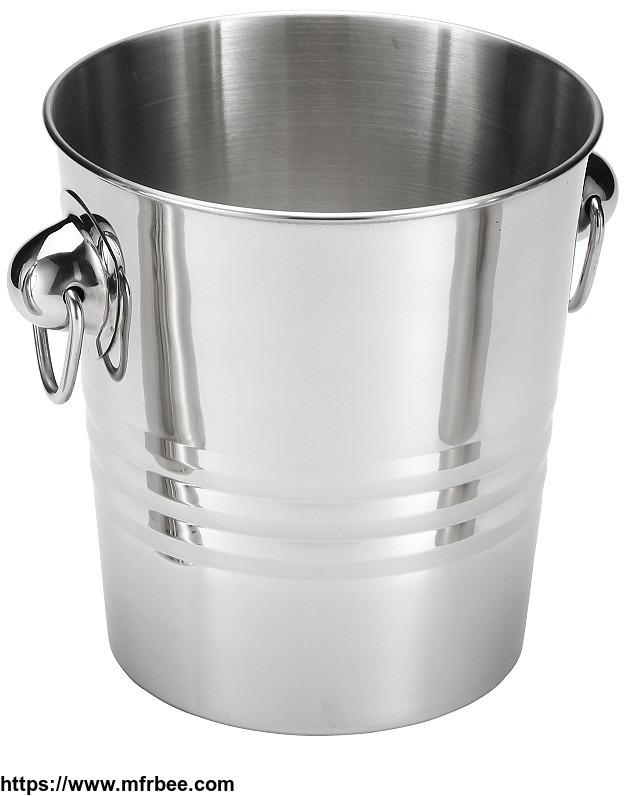 single_wall_stainless_steel_wine_beer_cooler_ice_bucket_champagne_cooler_with_handles