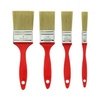more images of 4pcs Plastic Handle Paint Brushes Set