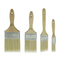 Paint Brushes with wooden handle,Polyester/Nylon/Bristle filaments,1",1-1/2",2",2-1/2",3",4"