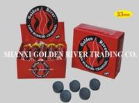 Golden River 33mm round charcoal  tablets for shisha and hookah