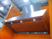 Baffle Range Hood Filters Absorb Oil Smoke and Prevent Fire