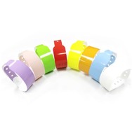 Reflective Snap Band Professional Factory PVC Material Wristbands Custom Logo Waterproof Event