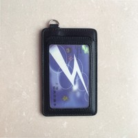 customized logo PU leather bank and ID card holder/cover