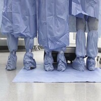 medical grade safety absorbent surgical floor mats