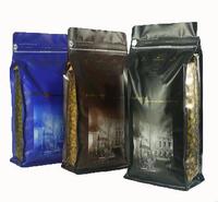 Plastic Gusseted Valved Tintie Coffee Bags