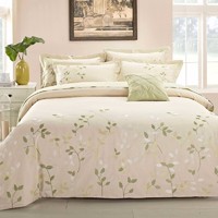 more images of factory price 100%cotton printed 4pcs bed sheet and duvet cover