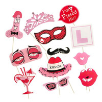 Pecker Hens Party Photo Props – 12 Piece Set | Hens Night Games @ Pecka Products