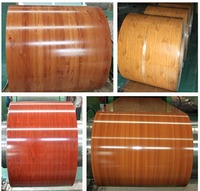 Wood grain prepainted Galvanized Steel Coils