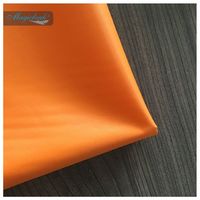 190T Orange Color PVC COATING Taffeta Fabrics With Waterproof  Used For Tents