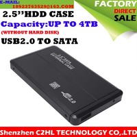 USB 2.0 to SATA External Storage Case HDD Enclosure HDD Case for desktop